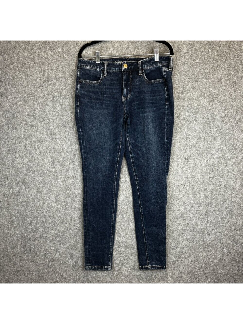 American Eagle Womens 6 Dream Stretch Jegging Jeans Dark Demin Wash 32 x 28 "